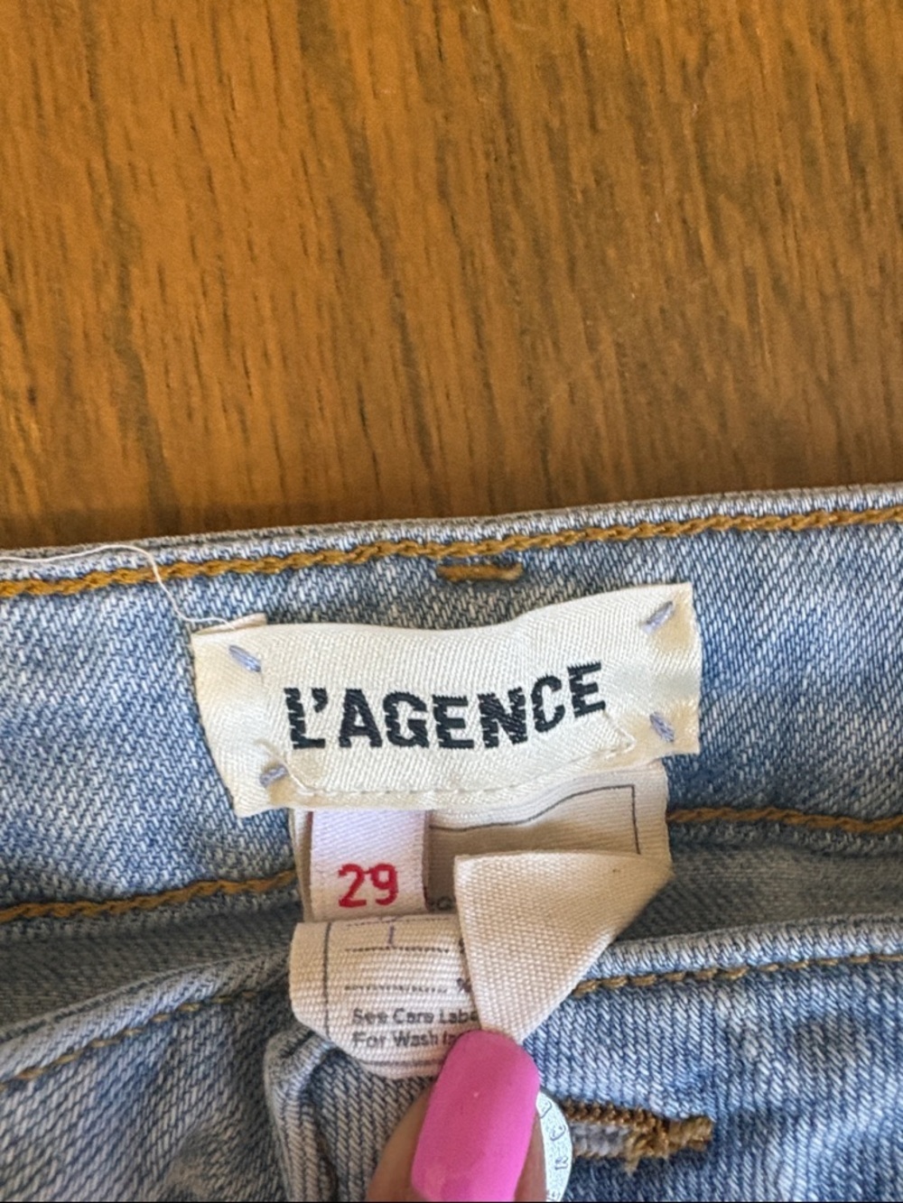 L’AGENCE SKINNY DENIM JEANS size 29 - Picture 2 of 5